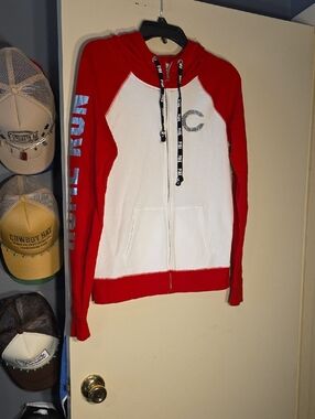 PINK Cincinnati Red Zip Up